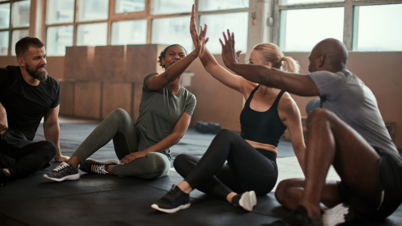 People planning sustainable fitness habits and healthy lifestyle for long term success People planning sustainable fitness habits and healthy lifestyle for long term success